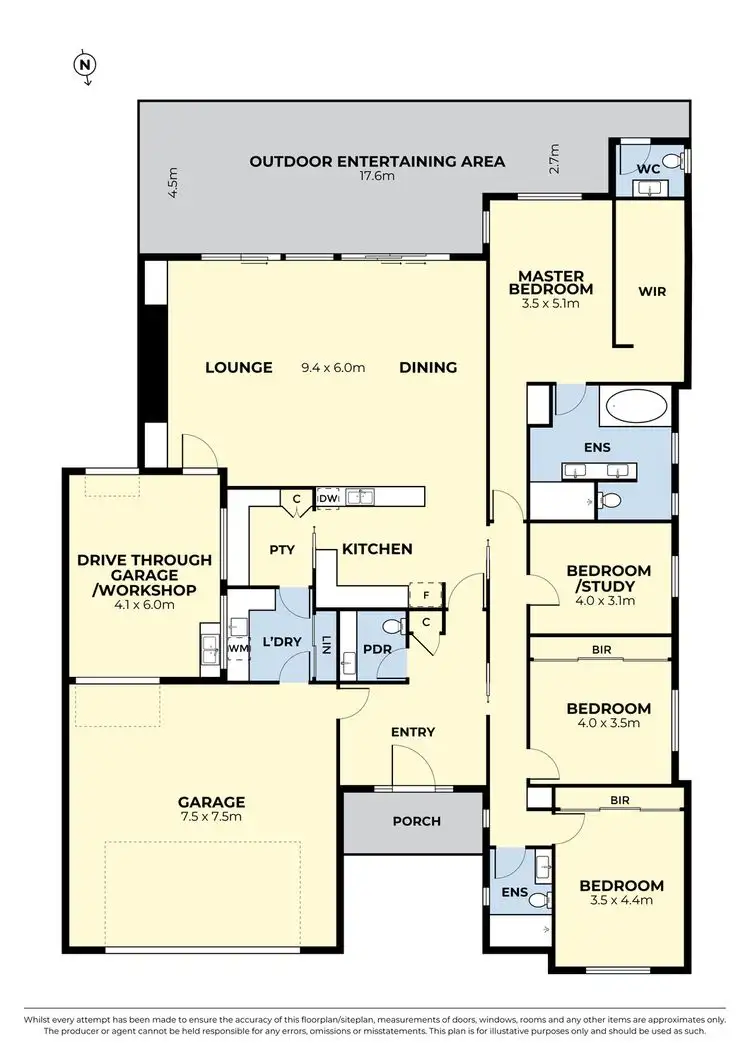 Floorplan of Homely house listing, Address available on request