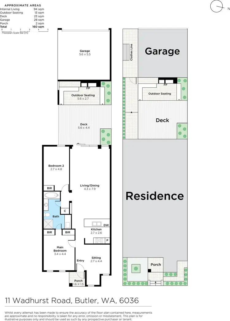 Floorplan of Homely house listing, 11 Wadhust Road, Butler WA 6036