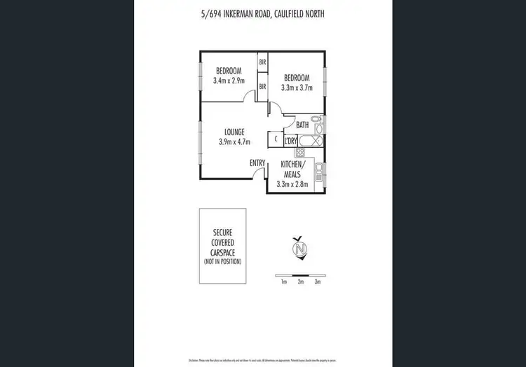 Floorplan of Homely apartment listing, 5/694 Inkerman Road, Caulfield North VIC 3161