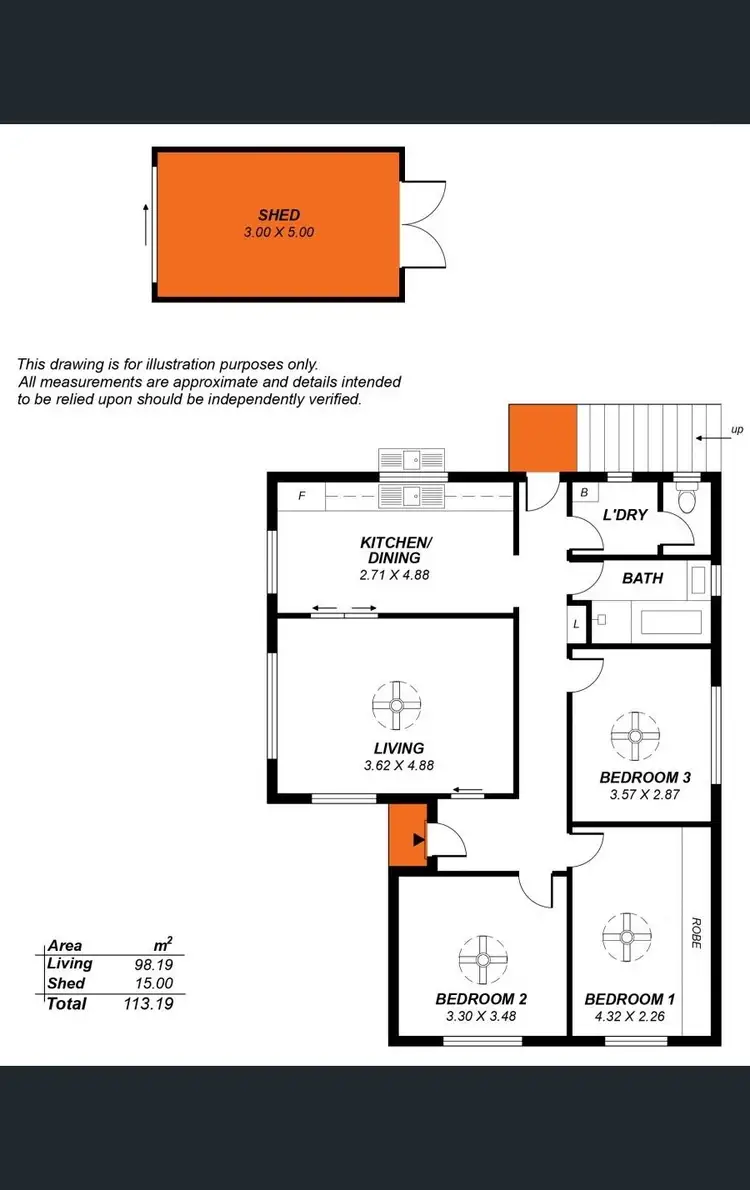Floorplan of Homely house listing, 5 Hinton Avenue, Para Hills SA 5096
