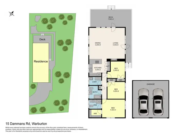 Floorplan of Homely house listing, 15 Dammans Road, Warburton VIC 3799