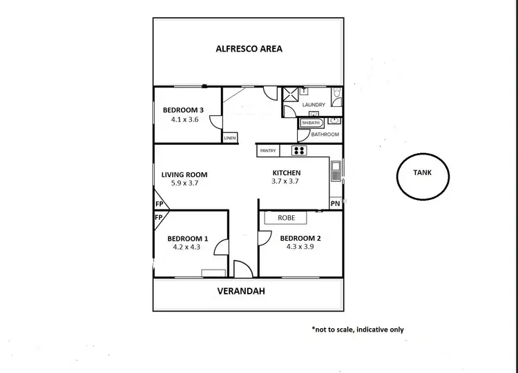 Floorplan of Homely house listing, 7 Tormeys Road, Wychitella VIC 3525