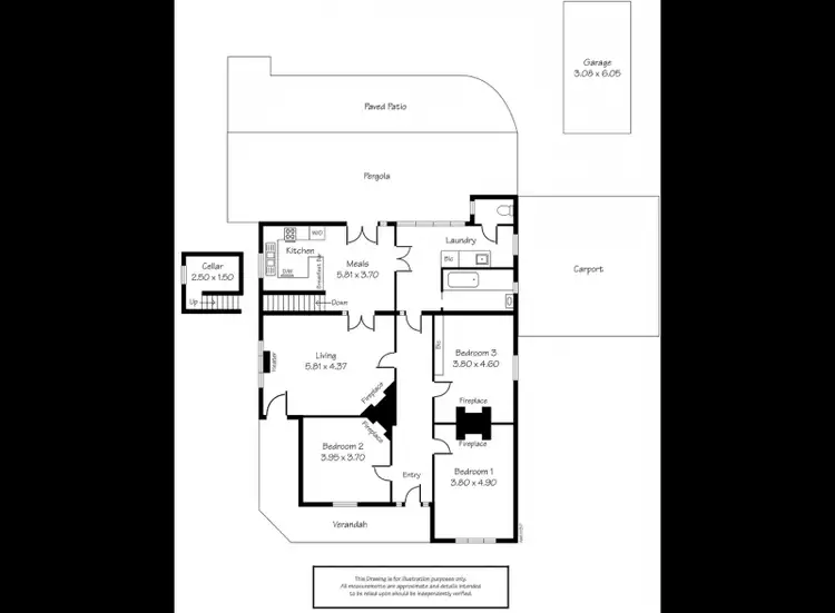 Floorplan of Homely house listing, 16 Hounslow Avenue, Mile End SA 5031