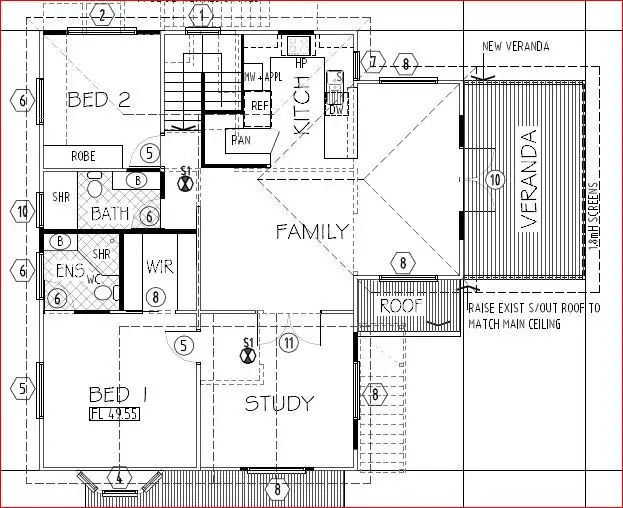 Floorplan of Homely house listing, 27 Newton Street, Grange QLD 4051