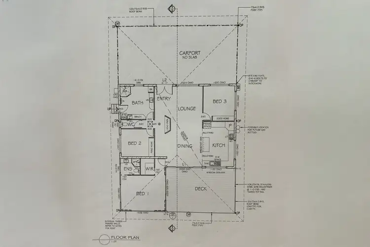 Floorplan of Homely rural property listing, 10524 Kennedy Highway, Upper Barron QLD 4883
