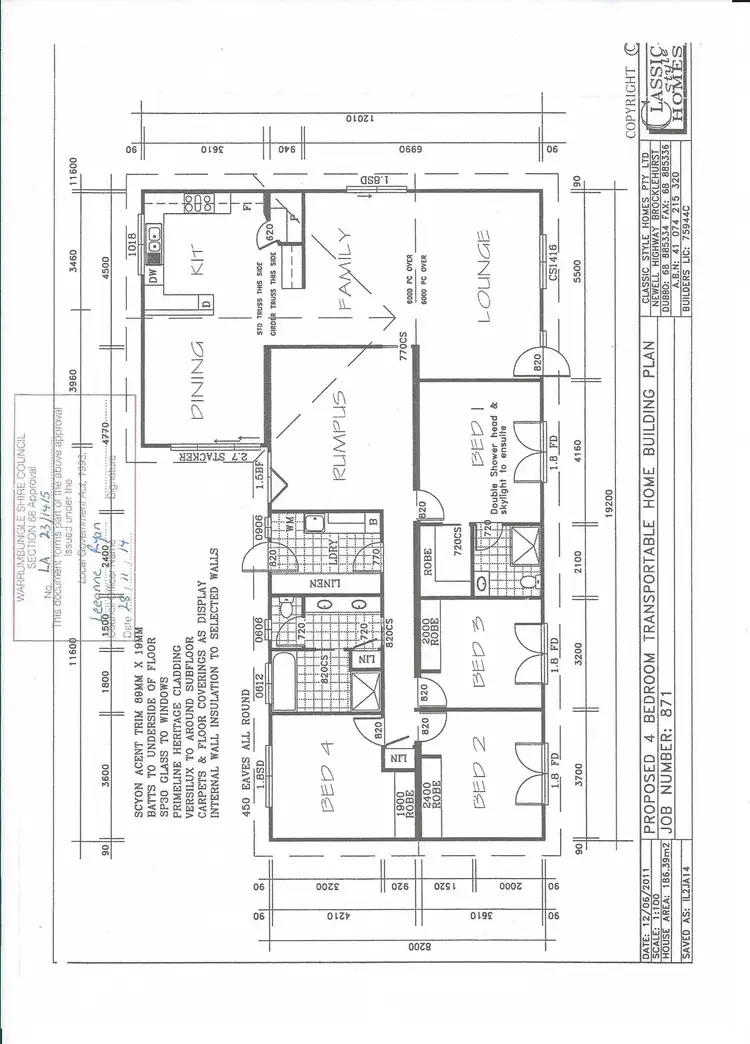 Floorplan of Homely rural property listing, 2824 Neilrex Road, Neilrex NSW 2831
