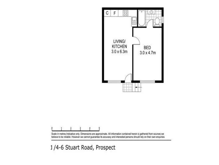 Floorplan of Homely unit listing, 7/4 Stuart Rd, Prospect SA 5082