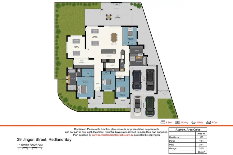 Floorplan of Homely house listing, 39 Jingeri Street, Redland Bay QLD 4165