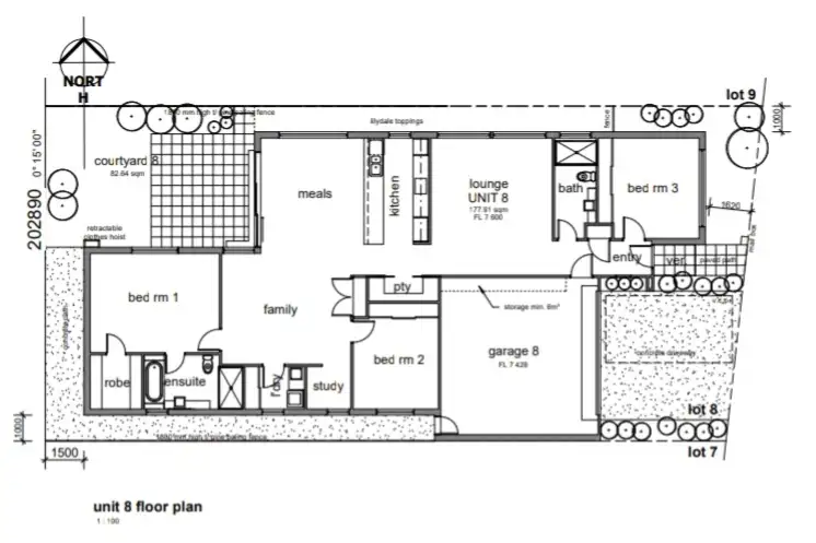 Floorplan of Homely townhouse listing, 8/12 Balcombe Road, Newtown VIC 3220