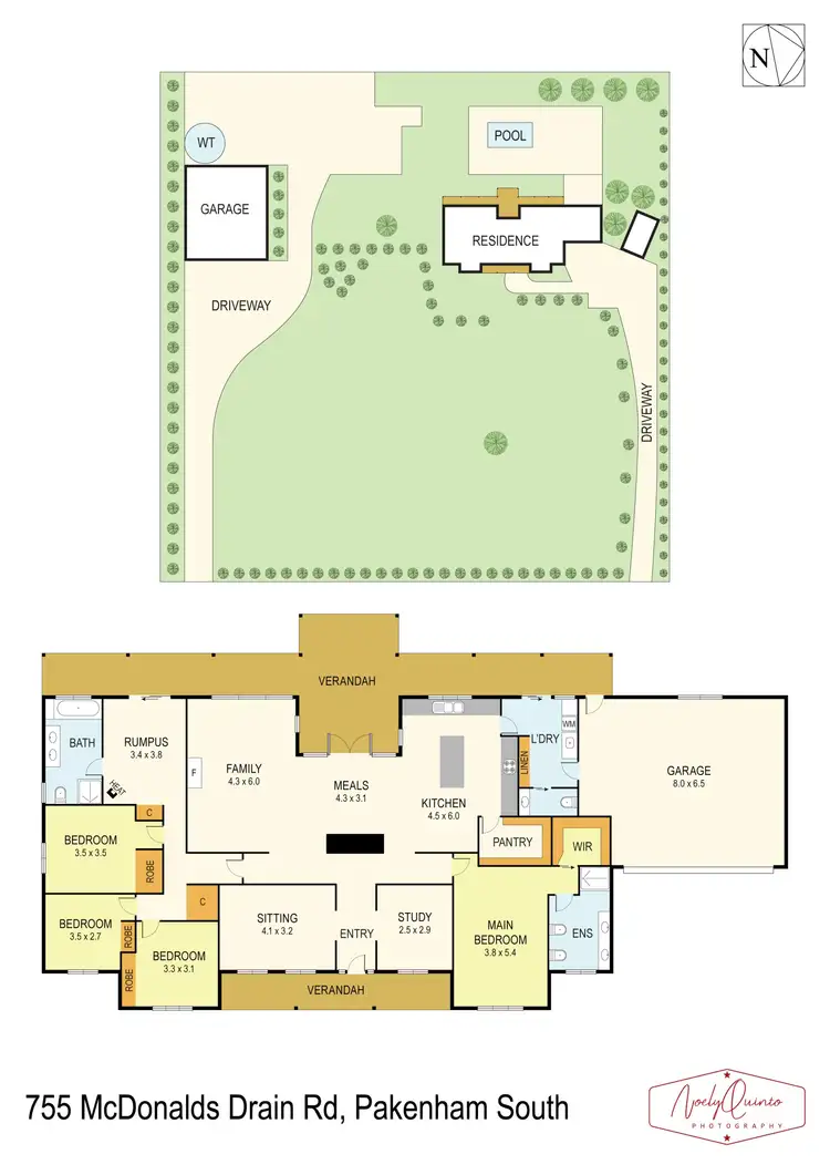 Floorplan of Homely rural property listing, 755 McDonalds Drain Rd, Pakenham South VIC 3810