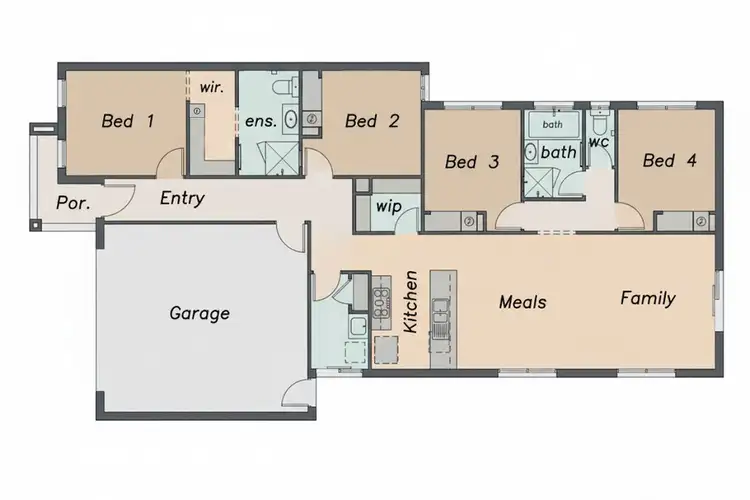 Floorplan of Homely house listing, 20 Antra street, Clyde North VIC 3978