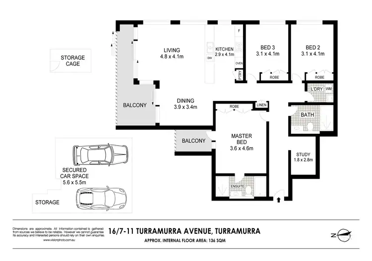 Floorplan of Homely unit listing, 16/7-11 Turramurra Avenue, Turramurra NSW 2074