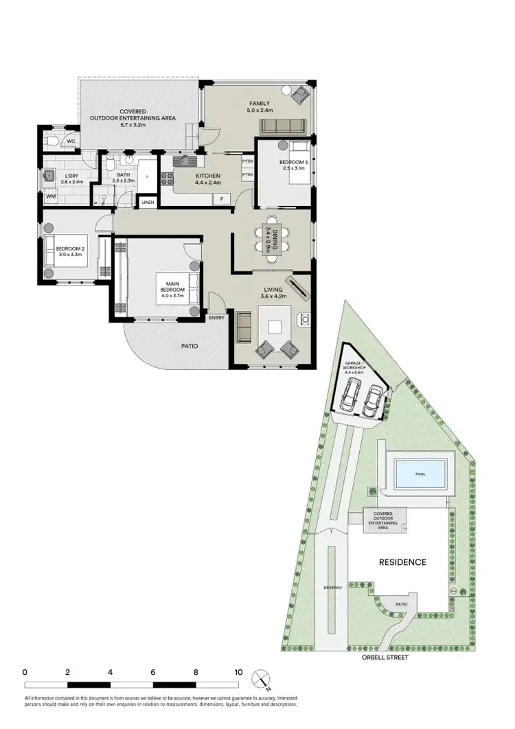 Floorplan of Homely house listing, 3 Orbell  Street, Kingsgrove NSW 2208