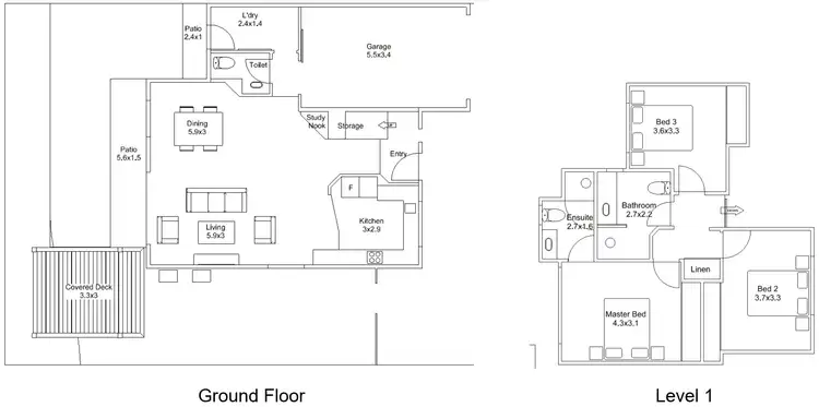 Floorplan of Homely townhouse listing, 12/272 Oxley Drive, Coombabah QLD 4216