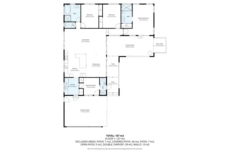 Floorplan of Homely house listing, 47 Hayles Ave, Arcadia QLD 4819