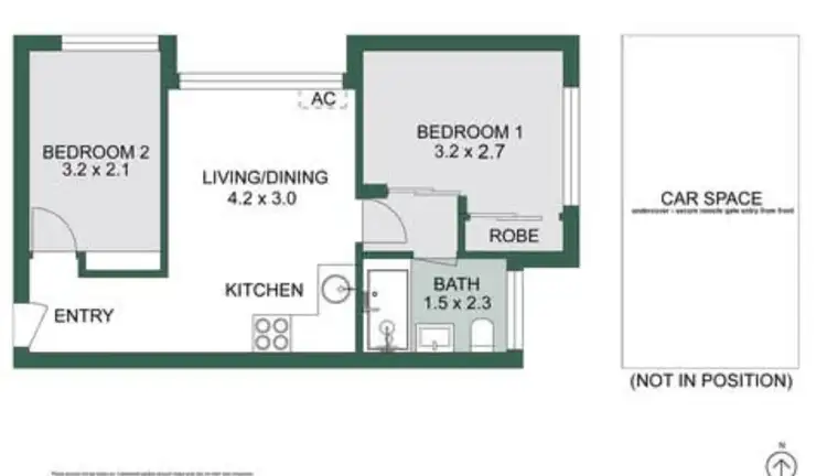 Floorplan of Homely unit listing, 28/37 Hotham Street, St Kilda East VIC 3183