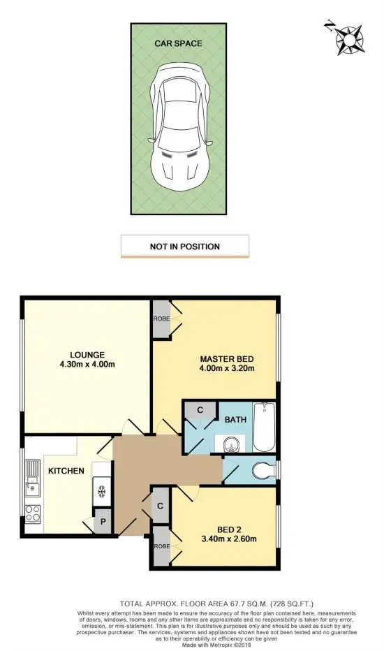 Floorplan of Homely apartment listing, 2/16 Mitford Street, St Kilda VIC 3182