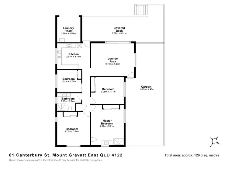 Floorplan of Homely house listing, 61 Canterbury, Mount Gravatt East QLD 4122