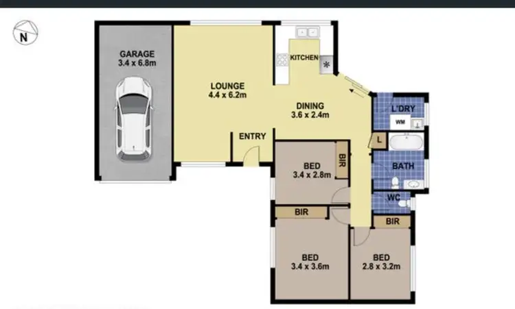Floorplan of Homely villa listing, 6/7 Hanlon Close, Minto NSW 2566