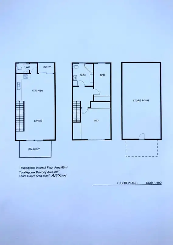 Floorplan of Homely townhouse listing, 14/4 Davey Place, South Hobart TAS 7004