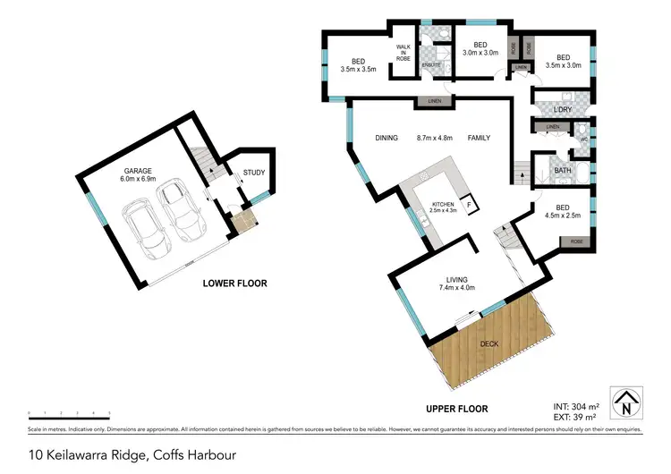 Floorplan of Homely house listing, 10 Keilawarra Ridge, Coffs Harbour NSW 2450