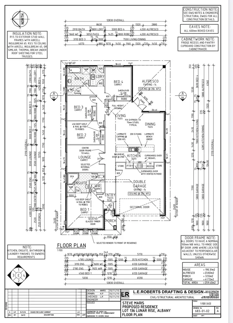 Floorplan of Homely house listing, 8 Lunar Rise, Mckail WA 6330