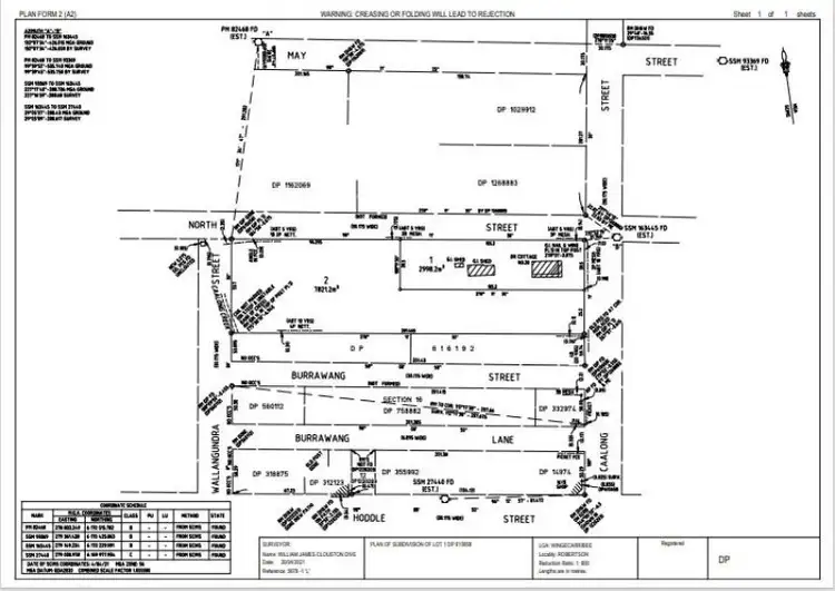 Floorplan of Homely land listing, 20A Caalong Street, Robertson NSW 2577