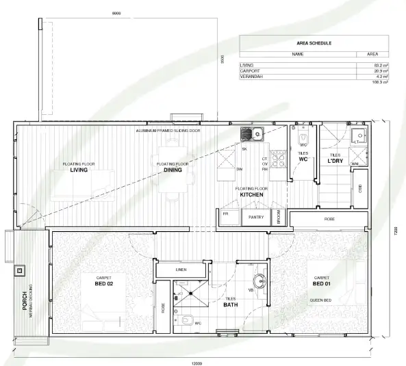 Floorplan of Homely retirement listing, 82/1449 Calder Highway, Marong VIC 3515