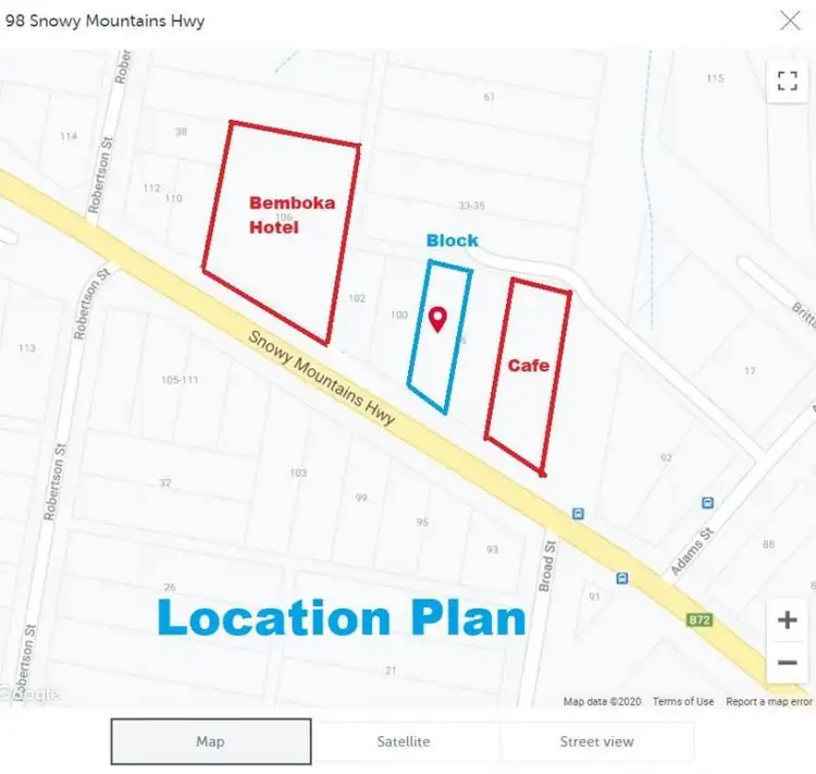 Floorplan of Homely land listing, 98 Snowy Mountains Hwy, Bemboka NSW 2550