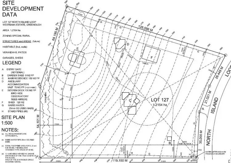 Floorplan of Homely land listing, 17 North Island Loop, Greenough WA 6532