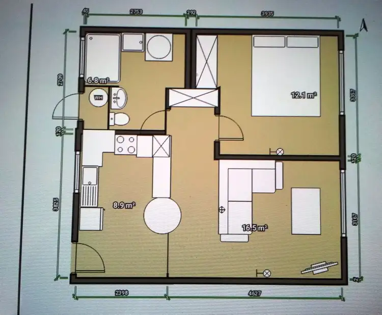 Floorplan of Homely unit listing, 34/79 Mitchell Street, Darwin NT 800
