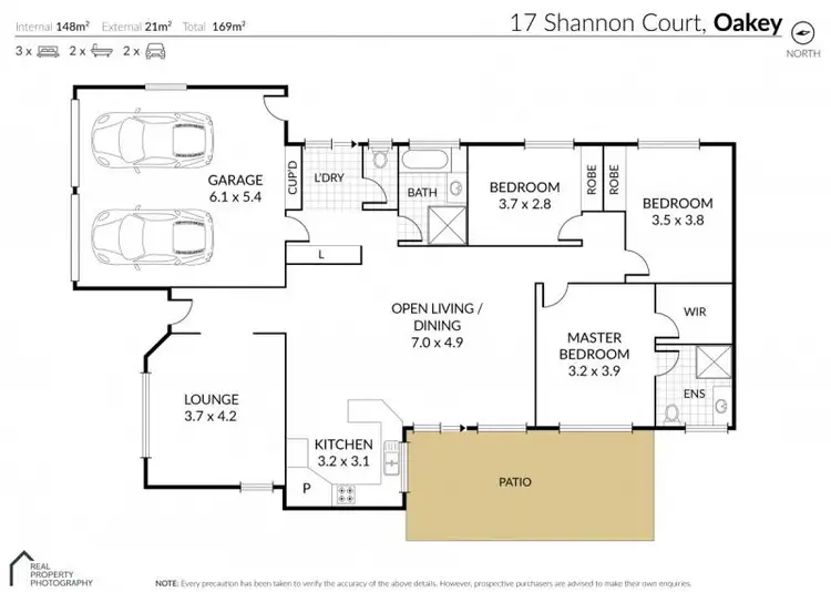 Floorplan of Homely house listing, 17 Shannon Court, Oakey QLD 4401