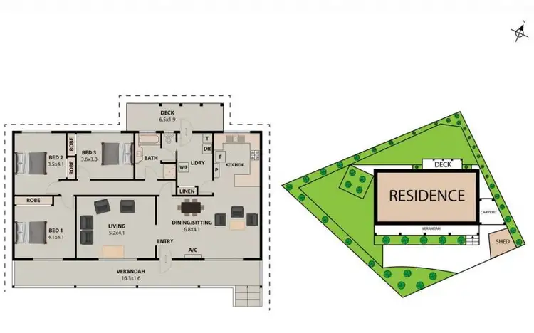 Floorplan of Homely house listing, 5 Johnson St, Leongatha VIC 3953