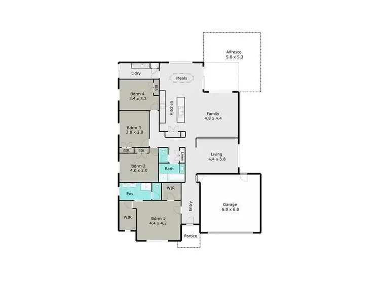 Floorplan of Homely house listing, 25 Normlyttle Parade, Miners Rest VIC 3352