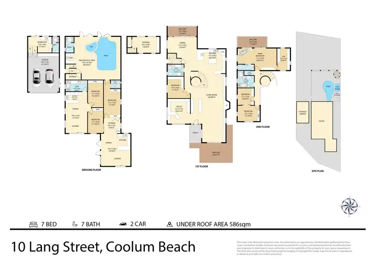 Floorplan of Homely house listing, 10 Lang Street, Coolum Beach QLD 4573