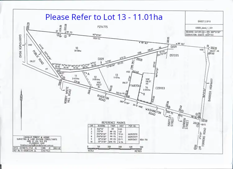 Floorplan of Homely land listing, Lot 13 Riverton Road, Riverton SA 5412