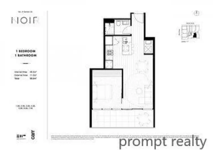 Floorplan of Homely apartment listing, 110/8 Garden Street, South Yarra VIC 3141