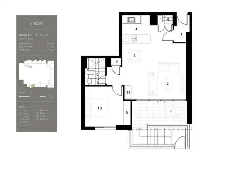Floorplan of Homely apartment listing, 101/19 Verona Drive, Wentworth Point NSW 2127