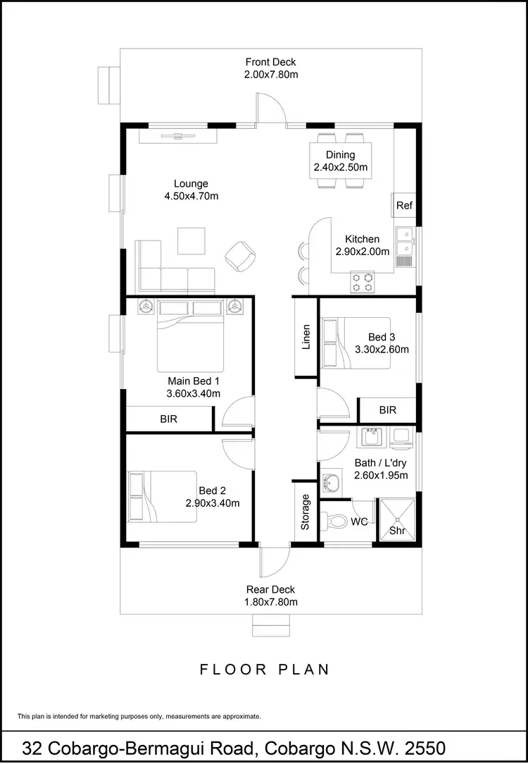 Floorplan of Homely house listing, 32 Cobargo Bermagui Road, Cobargo NSW 2550