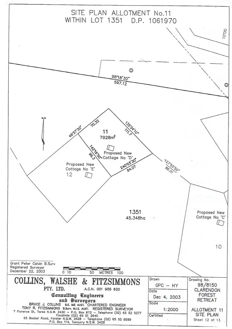 Floorplan of Homely land listing, 11/148 Coates Rd, Possum Brush NSW 2430