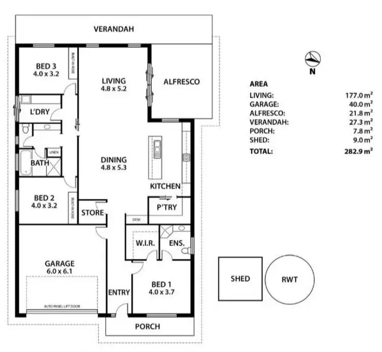 Floorplan of Homely house listing, 59 Bateman Street, Strathalbyn SA 5255