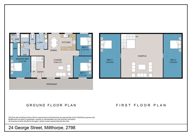 Floorplan of Homely house listing, 24 George Street, Millthorpe NSW 2798