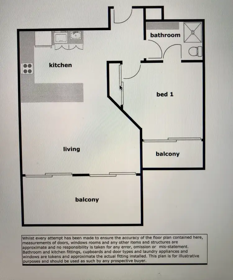 Floorplan of Homely apartment listing, 55 Baildon St, Kangaroo Point QLD 4169