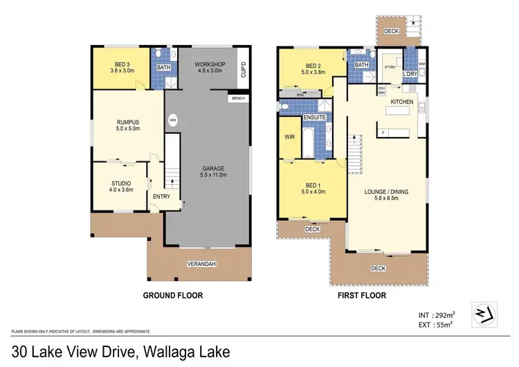 Floorplan of Homely house listing, 30 Lake View Drive, Wallaga Lake NSW 2546