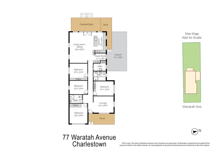 Floorplan of Homely house listing, 77 Waratah Avenue, Charlestown NSW 2290