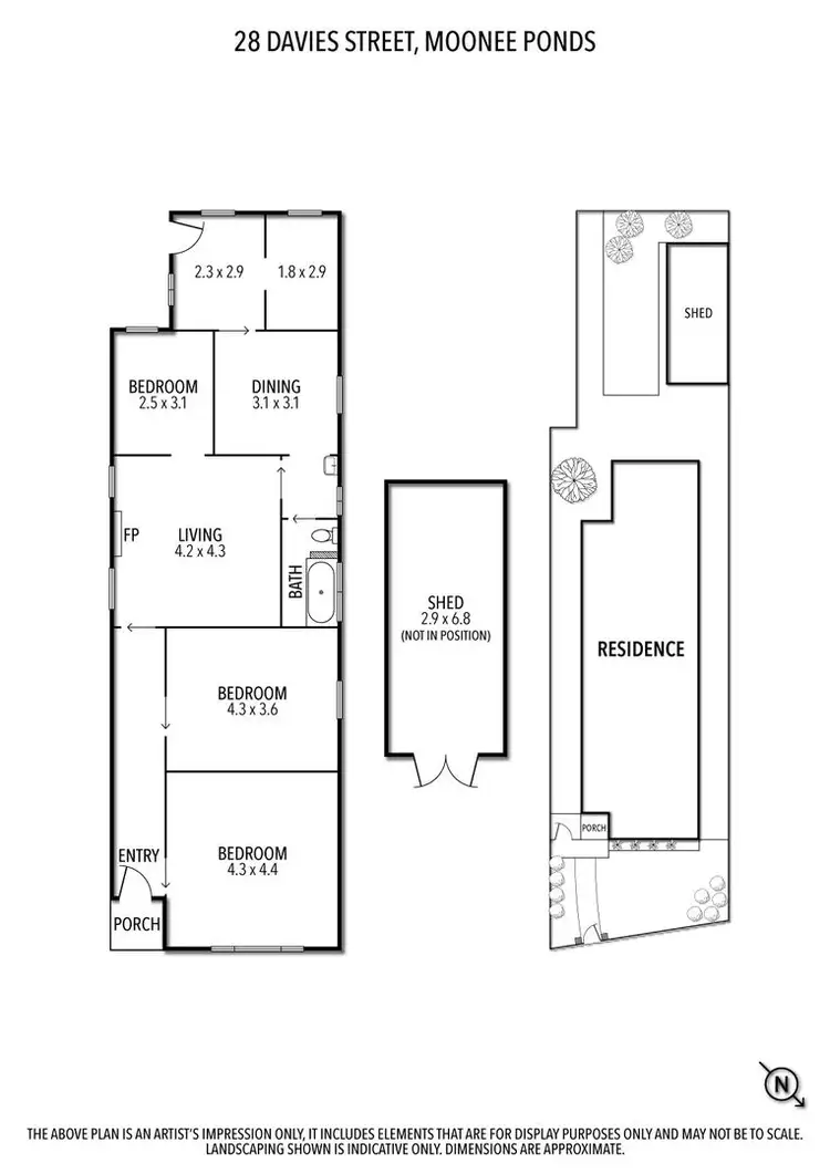 Floorplan of Homely house listing, 28 Davies Street, Moonee Ponds VIC 3039