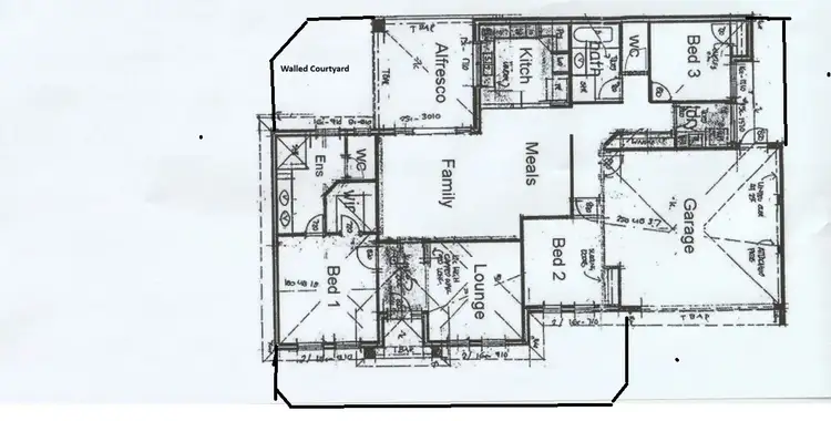 Floorplan of Homely house listing, 39a Cleveland Street, Dianella WA 6059