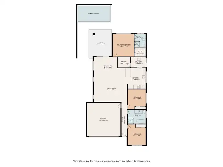 Floorplan of Homely house listing, 10 Ghostgum Cres, Zuccoli NT 832