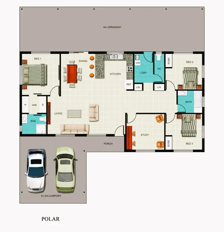 Floorplan of Homely rural property listing, 130 Cornelius Circuit, Girraween NT 836