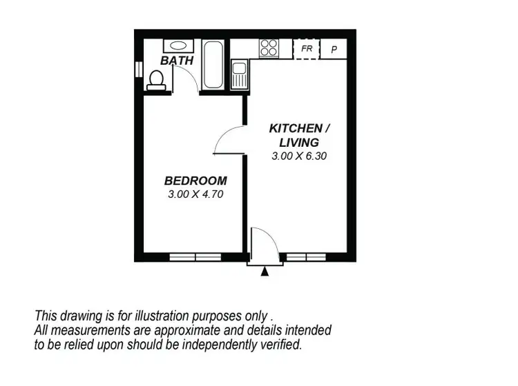 Floorplan of Homely unit listing, 8/4-6 Stuart Road, Prospect SA 5082